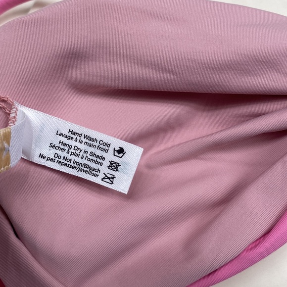 (A21) NEW Kya Reversible Knot pink/mauve Bikini Top ONLY, Size Medium, NWOT - Picture 7 of 10
